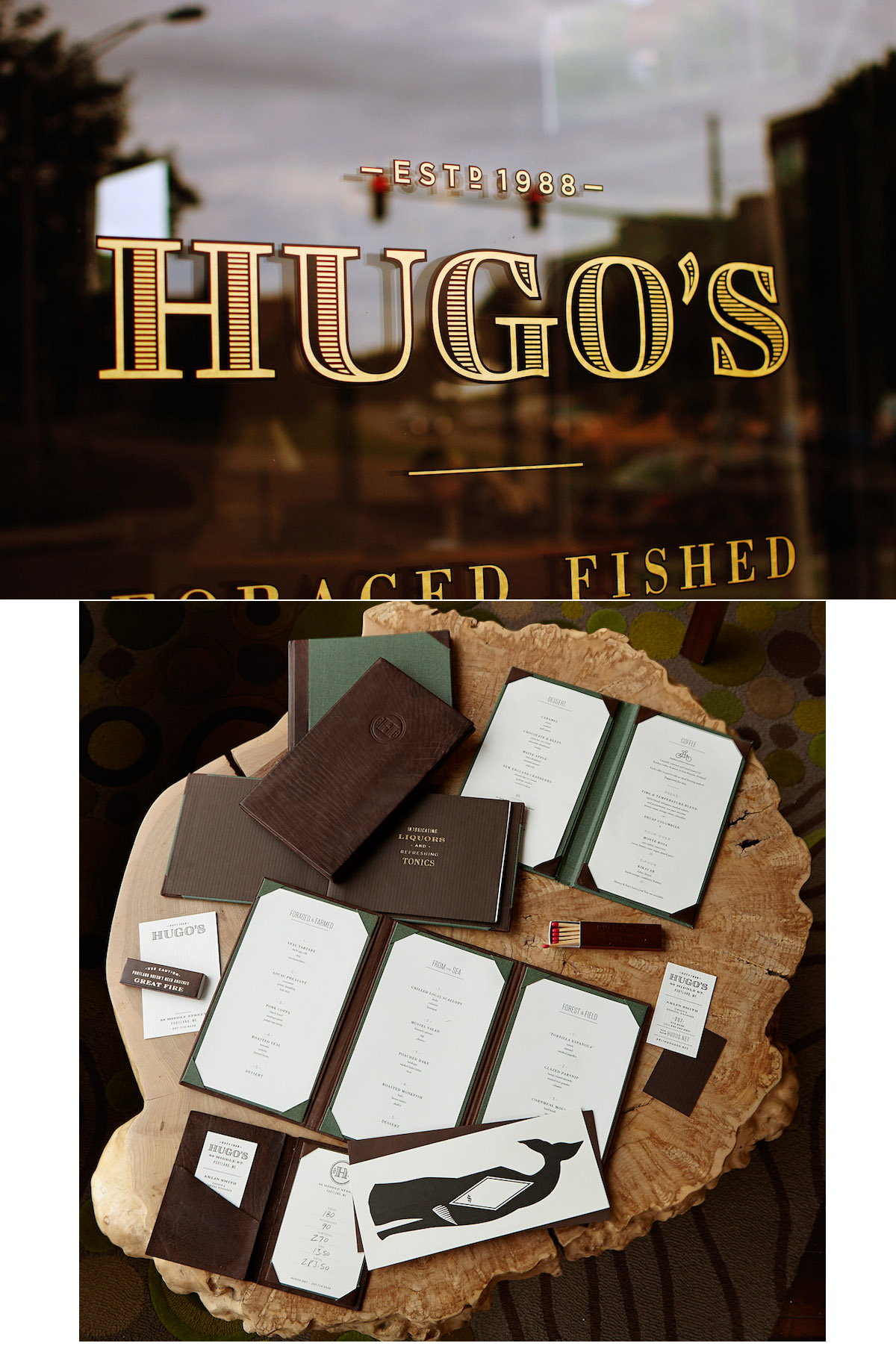 Hugo’s Brand and Collateral Design by Might & Main